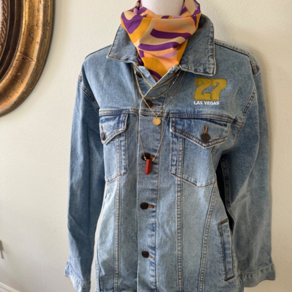 Commemorative Jean Jacket-Hendrix, Morrison, Winehouse, Cobain, Joplin, Johnson - Picture 3 of 9